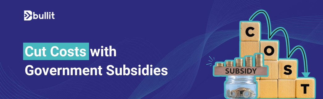 How Government Subsidies Can Reduce MSME Operational Costs