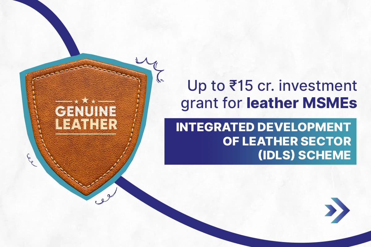 Integrated Development of Leather Sector (IDLS) scheme